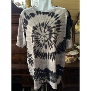 PacSun Cotton Tie Dye T Shirt Mens Large Blue/White 26” Chest 30” Length